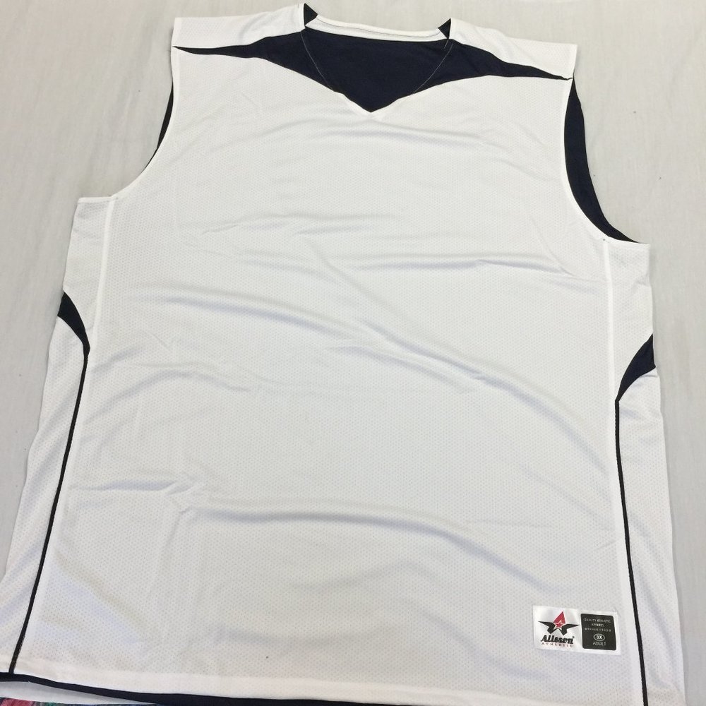 🍎🍎🍎   NWOT ALLESON MENS ATHLETIC SLEEVELESS REVERSIBLE BASKETBALL  SHIRT 3XL